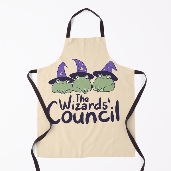Item preview, The wizard council - the three cute little wizard frogs designed and sold by Yarafantasyart.