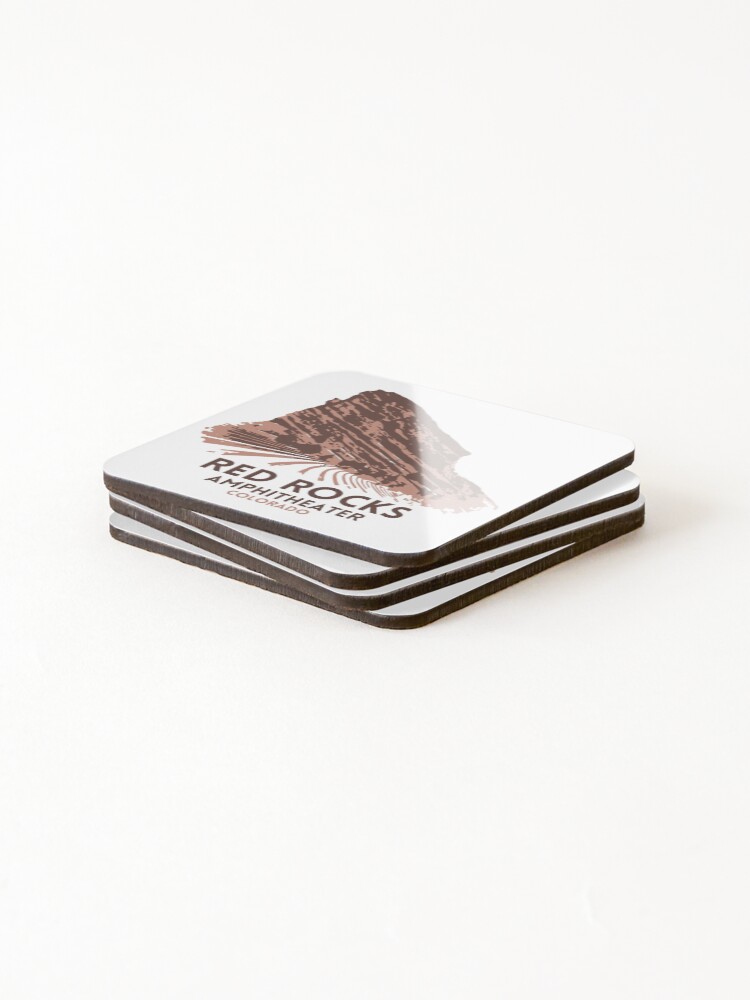 Thumbnail 4 of 5, Coasters (Set of 4), Red Rocks designed and sold by Paytonnsmithh.