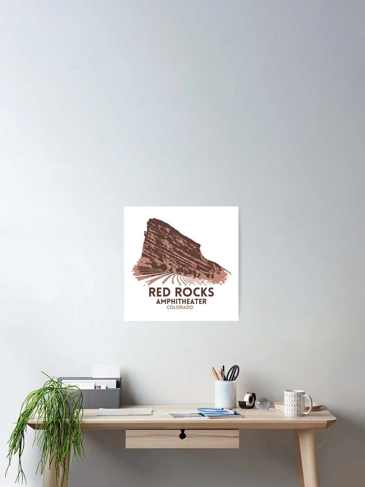 Thumbnail 2 of 3, Poster, Red Rocks designed and sold by Paytonnsmithh.