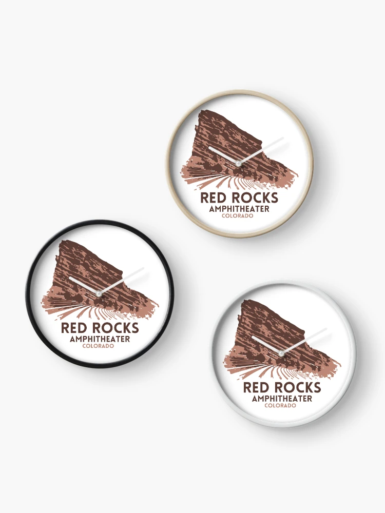 Thumbnail 3 of 4, Clock, Red Rocks designed and sold by Paytonnsmithh.