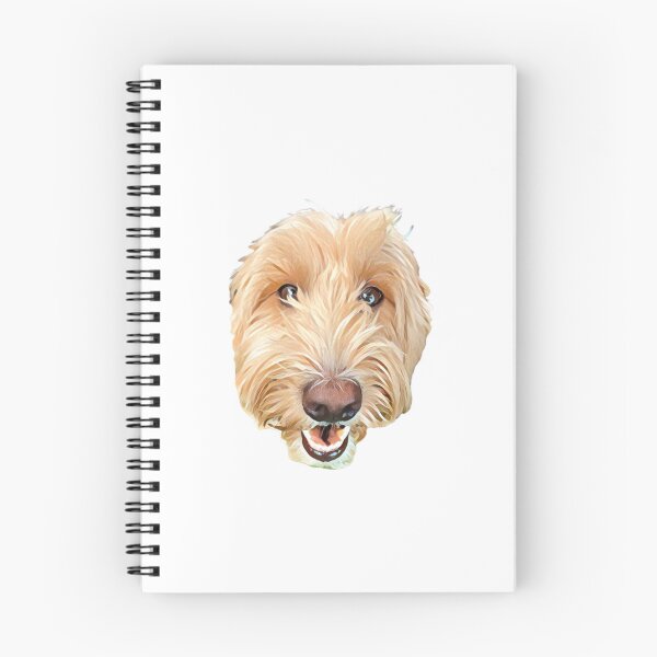 Artikelvorschau, Netter und glücklicher Goldendoodle-Gekritzel-Hund entworfen und verkauft von luckymooninc.