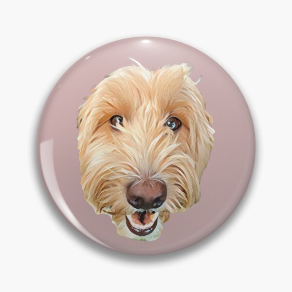 Artikelvorschau, Netter und glücklicher Goldendoodle-Gekritzel-Hund entworfen und verkauft von luckymooninc.