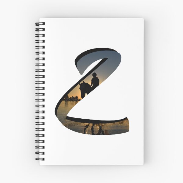 Item preview, Letter Z Monogram Script Initial Horseback Riding Variant  designed and sold by quirkycounselor.
