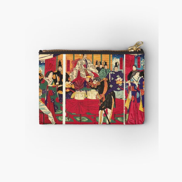 Item preview, View of the Gift of the Emperor's Gift Cup Meiji period japanese art woodblock stamp print vintage antique art oriental decoration designed and sold by Novel-ty.