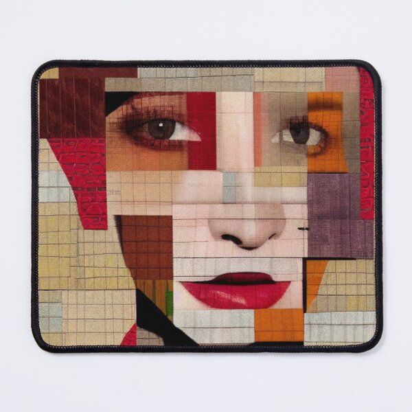 Item preview, Patchwork Collage of an Unknown Woman designed and sold by DesignerKin.