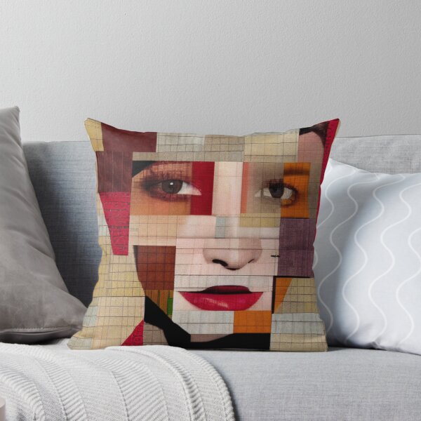 Item preview, Patchwork Collage of an Unknown Woman designed and sold by DesignerKin.