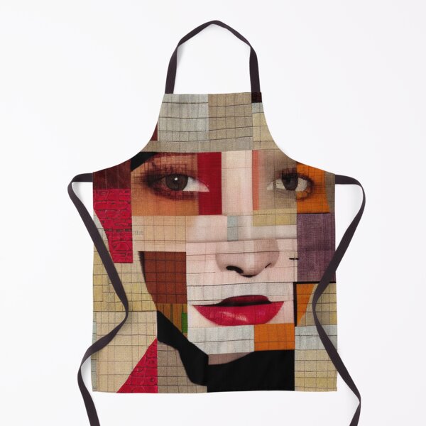 Item preview, Patchwork Collage of an Unknown Woman designed and sold by DesignerKin.