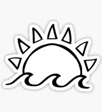 Sun & Waves Sticker