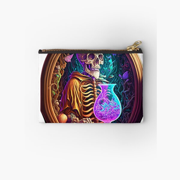 Item preview, Oval Skeleton portrait psychedelic Death designed and sold by Itis-Whatitis.