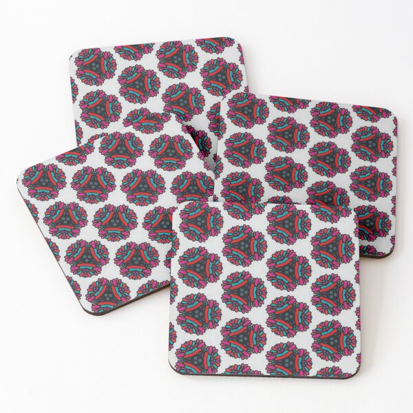 Item preview, Floral Tangles From Triangles  designed and sold by debutpagesart.