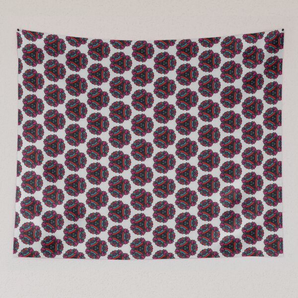 Item preview, Floral Tangles From Triangles  designed and sold by debutpagesart.
