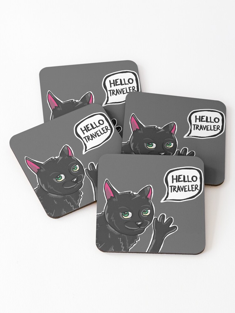Thumbnail 1 of 5, Coasters (Set of 4), Hello Traveler designed and sold by RoserinArt.