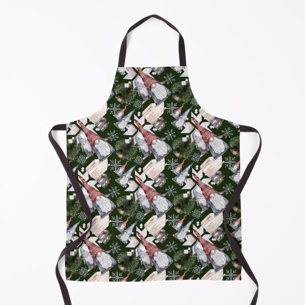 Item preview, Santa Gnomes Xmas Mistletoe designed and sold by WildAliceArt.