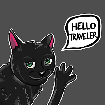 Artwork thumbnail, Hello Traveler by RoserinArt