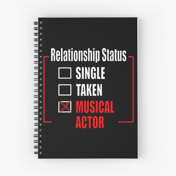 Item preview, Musical Actor Relationship Status Pullover Hoodie designed and sold by felstore690.