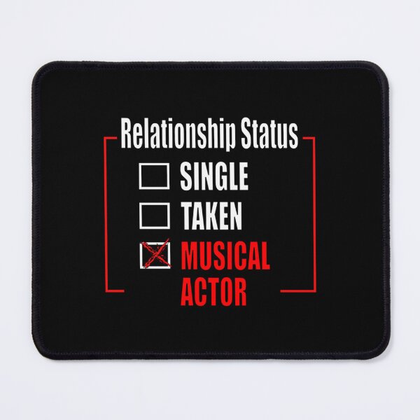 Item preview, Musical Actor Relationship Status Pullover Hoodie designed and sold by felstore690.