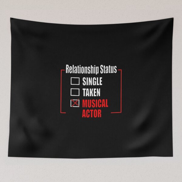 Item preview, Musical Actor Relationship Status Pullover Hoodie designed and sold by felstore690.