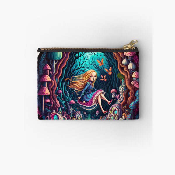 Item preview, Oval Alice in Wonderland portrait psychedelic  designed and sold by Itis-Whatitis.