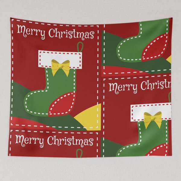 Item preview, colorful christmas stocking designed and sold by yessebel.