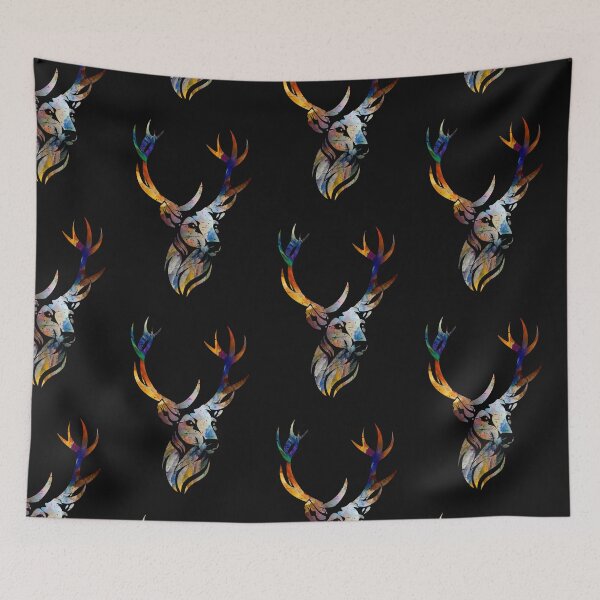 Item preview,  colorful deer head designed and sold by Goodthings99.