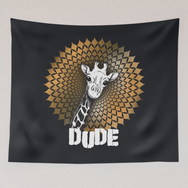 Item preview, Dude hypnosis giraffe  designed and sold by TipTopTapo.