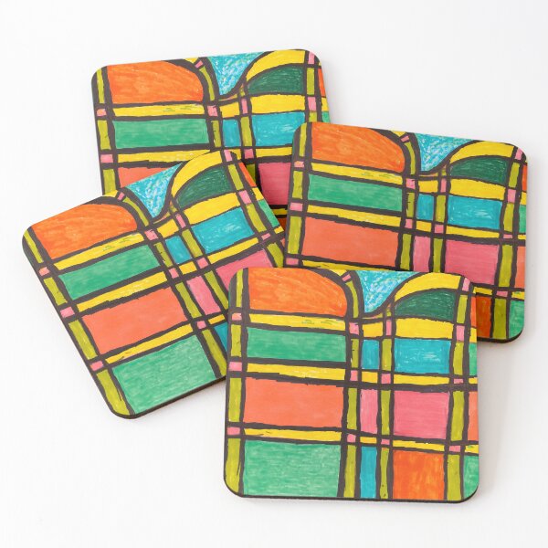 Item preview, Colourful Arched Stained Glass Windows  designed and sold by PodmenikArt.