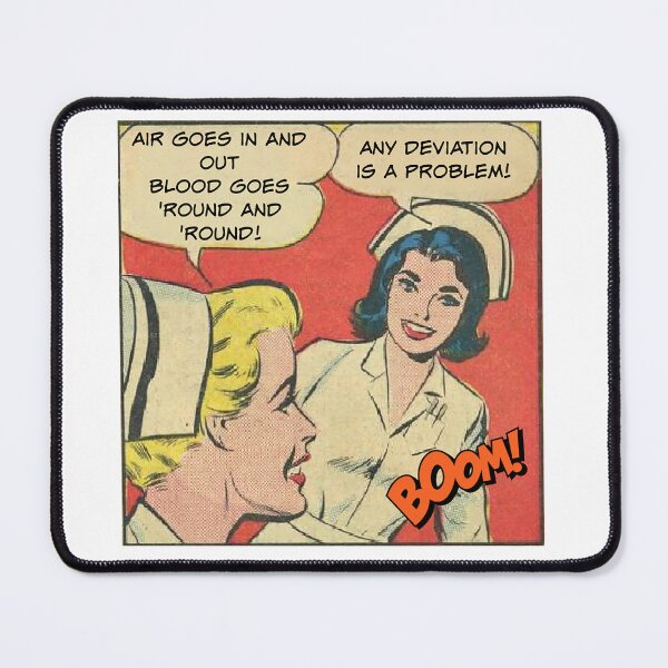 Item preview, Air Goes In and Out, Blood Goes Round and Round. Nurse Humor designed and sold by SSustainable.