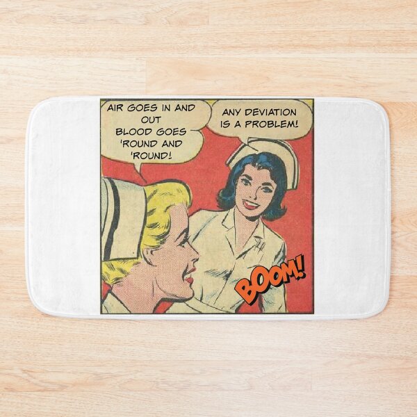 Item preview, Air Goes In and Out, Blood Goes Round and Round. Nurse Humor designed and sold by SSustainable.