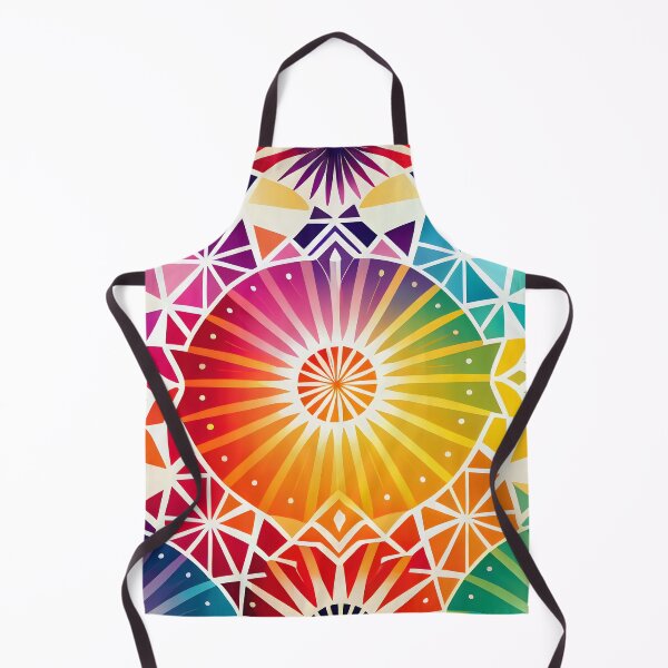 Item preview, Rainbow Boho Hippy Hippie Pattern Design in RainbowColors, Uplifting and Inspiring designed and sold by ClairesPatterns.