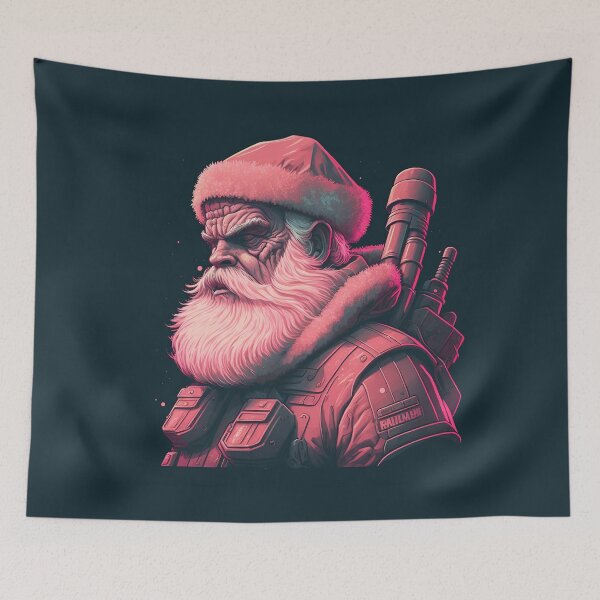 Item preview, Vintage pink santa claus - Retro Pink Santa Claus - Christmas designed and sold by ZAKAABDE2020.