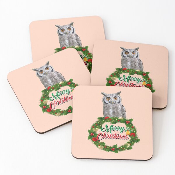 Item preview, Owl Christmas Wreath designed and sold by DivineLiveShop.