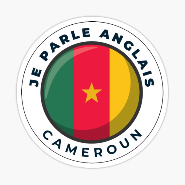 drapeau de Cameroun cercle. Cameroun drapeau dans rond conception