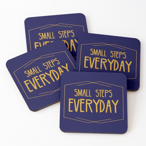 Item preview, Small steps everyday quote designed and sold by socozora.
