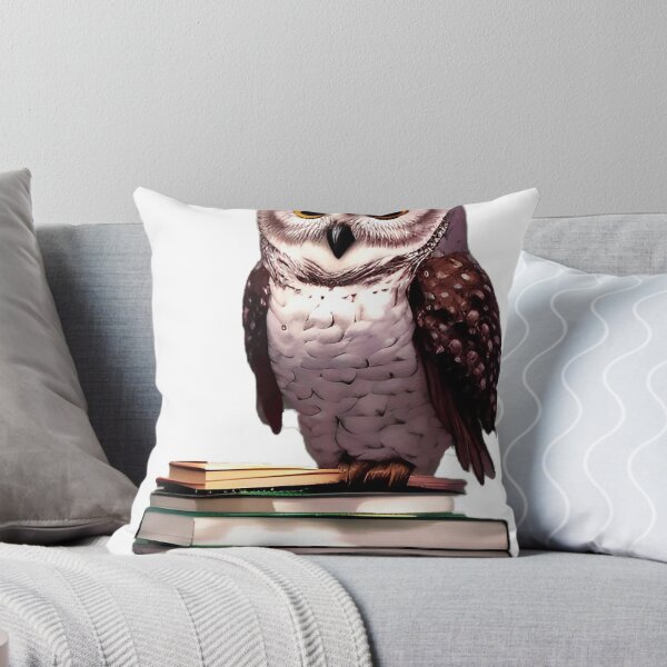 Item preview, Wonderful wise old owl on a stack of books - Library - Education - Schools - Reading designed and sold by CattlettArt.