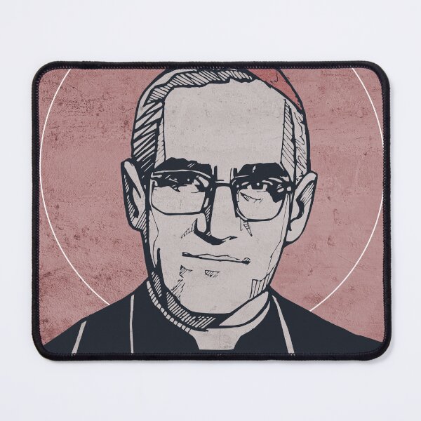 Item preview, Hand drawn illustration of Saint oscar arnulfo romero designed and sold by Bernardo Ramonfaur.