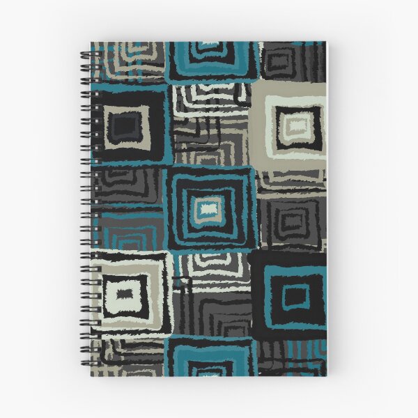 Item preview, Abstract Ethnic - Dark Square Blues designed and sold by mcaussieb.