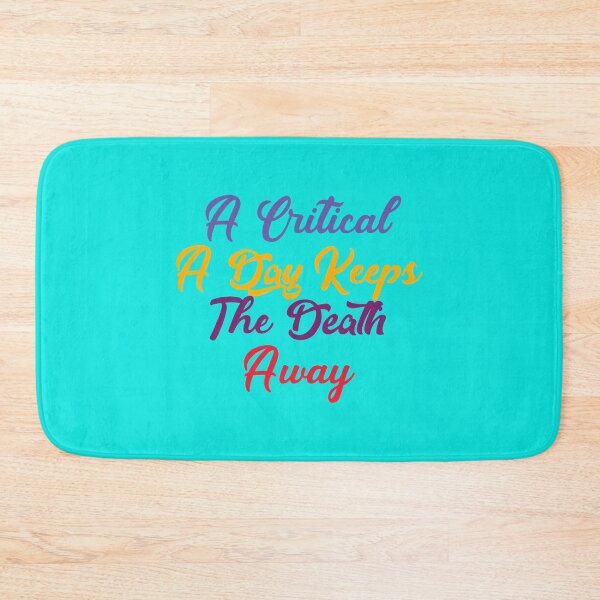 Item preview, A Critical A Day Keeps The Death Away Baseball ¾ Sleeve designed and sold by NeshWork.
