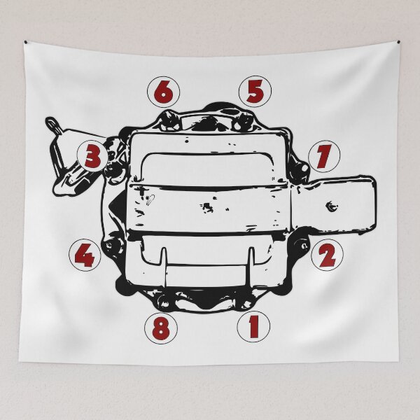 Item preview, Small Block Chevy Firing Order designed and sold by kennedywesley.