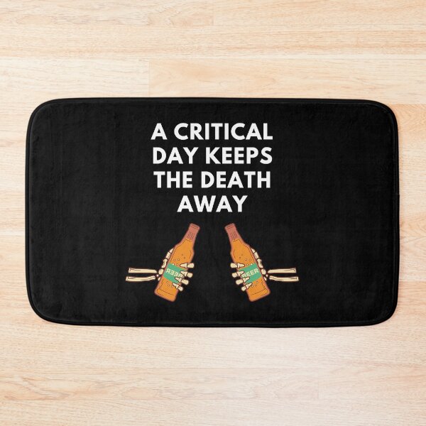 Item preview, a critical a day keeps the death away beer designed and sold by NeshWork.