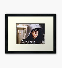 Dark Helmet Framed Print