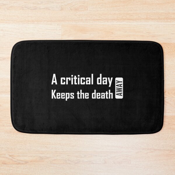 Item preview, philosophy quote A Critical A Day Keeps The Death Away vintage 2022 designed and sold by NeshWork.