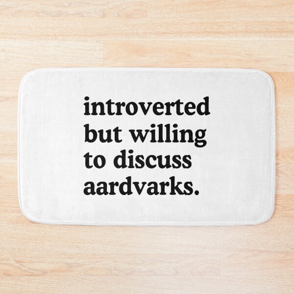 Aperçu de l'œuvre Introverti mais prêt à discuter des oryctéropes créée et vendue par allysmar.