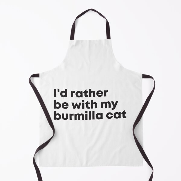 Item preview, I'd rather be with my burmilla cat designed and sold by ArlacV.
