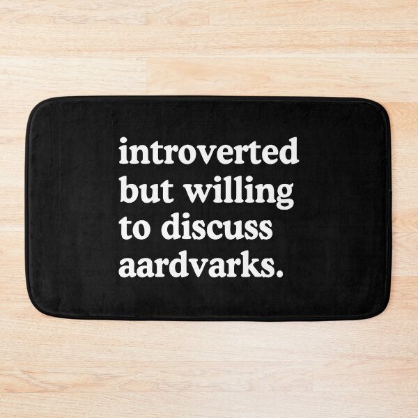 Aperçu de l'œuvre Introverti mais prêt à discuter des oryctéropes créée et vendue par allysmar.