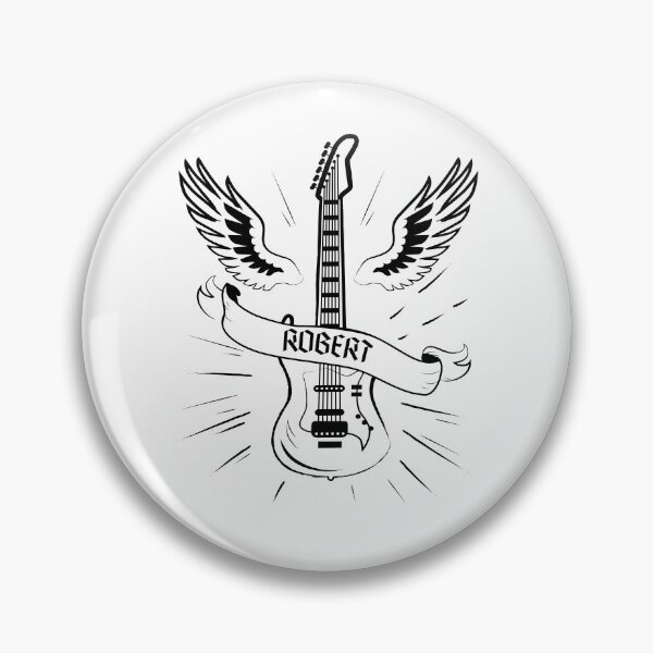 Item preview, ROBERT NAME: ROBERT BLACK GUITAR DESIGN. designed and sold by AlexRelax.