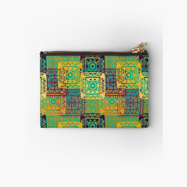 Item preview,  Abstract Ethnic - Tribal Green Square Bright designed and sold by mcaussieb.