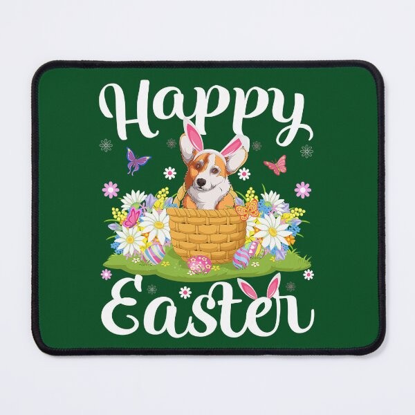 Item preview, Corgi Dog Easter Egg Hunt Floral Welsh Corgi Dog Easter Sunday designed and sold by FamilyRoyal.