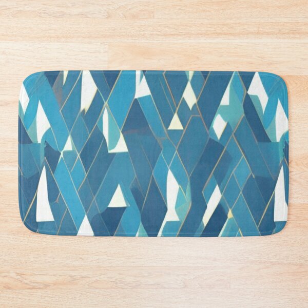 Artikelvorschau, Pool-blauer geometrischer Druck entworfen und verkauft von ~.