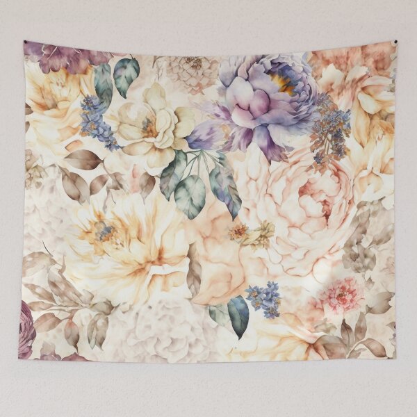 Item preview, Watercolor Peonies Pattern designed and sold by cardinalhill.
