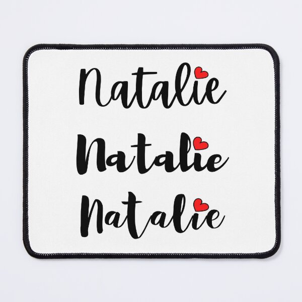 Item preview, Natalie Name Cute Mini Heart Triple Fonts designed and sold by 27th-Tee.